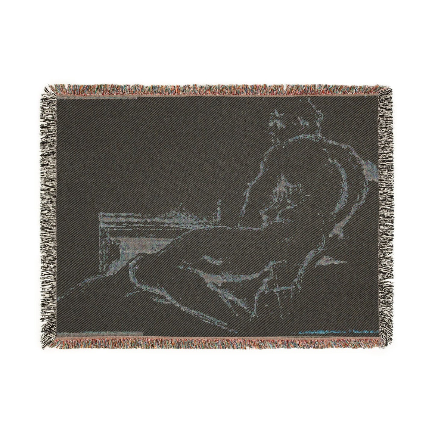 Paul Cezanne - Hercules Resting | Woven Tapestry Blanket
