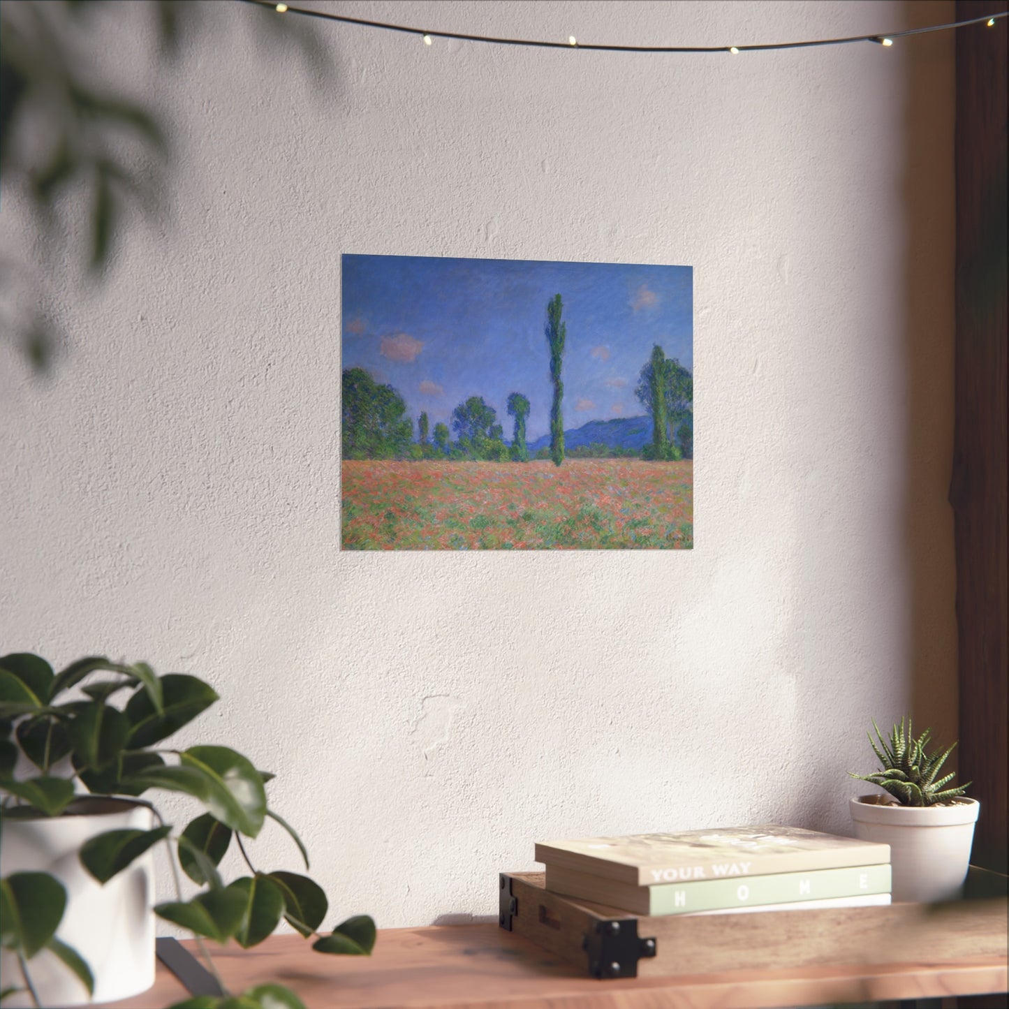 Claude Monet - Poppy Field (Giverny) | Fine Art Poster