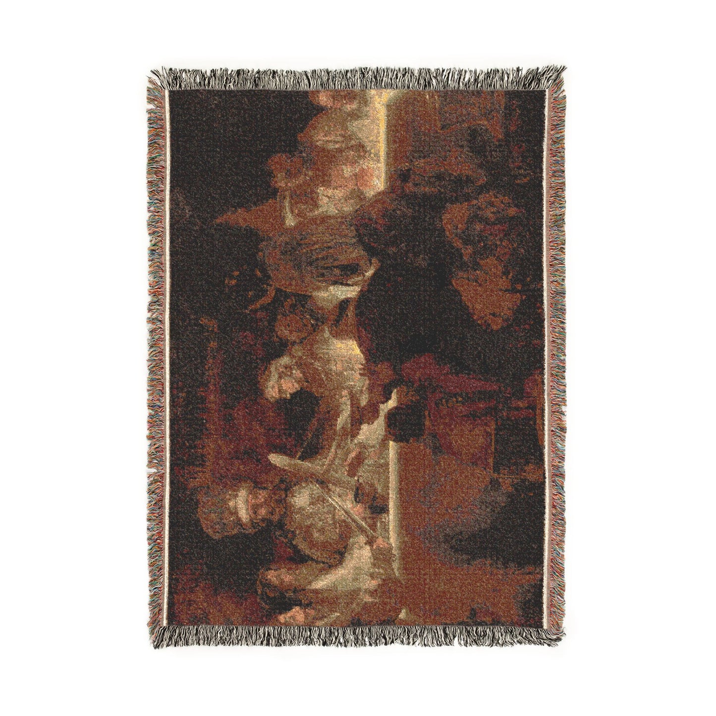 The Conspiracy of Claudius Civilis by Rembrandt van Rijn | Woven Tapestry Blanket