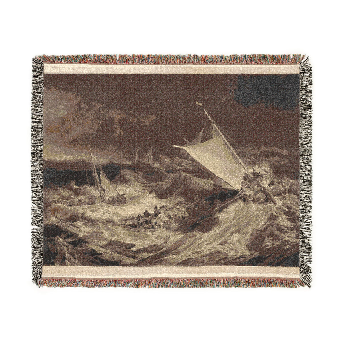 A Shipwreck — Turner Tapestry Blanket