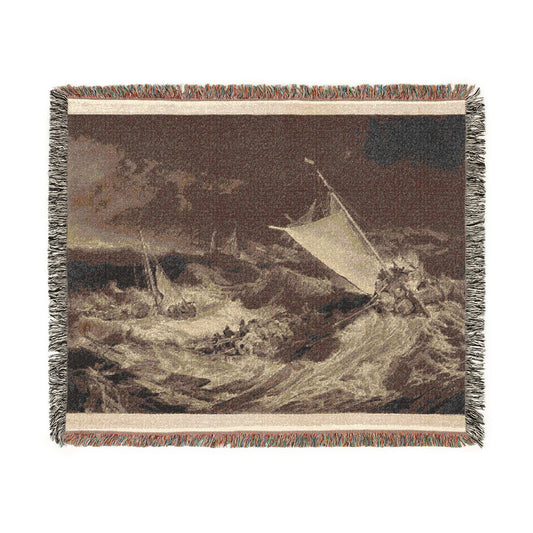 A Shipwreck — Turner Tapestry Blanket