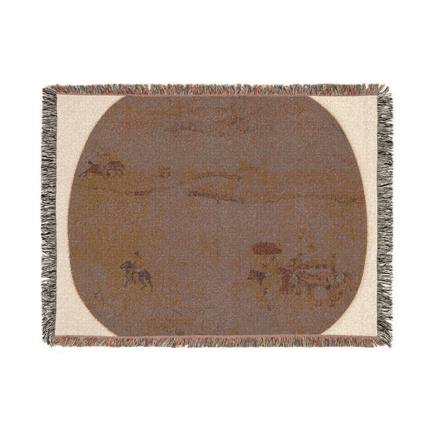083_the-autumn-hunt | Woven Tapestry Blanket