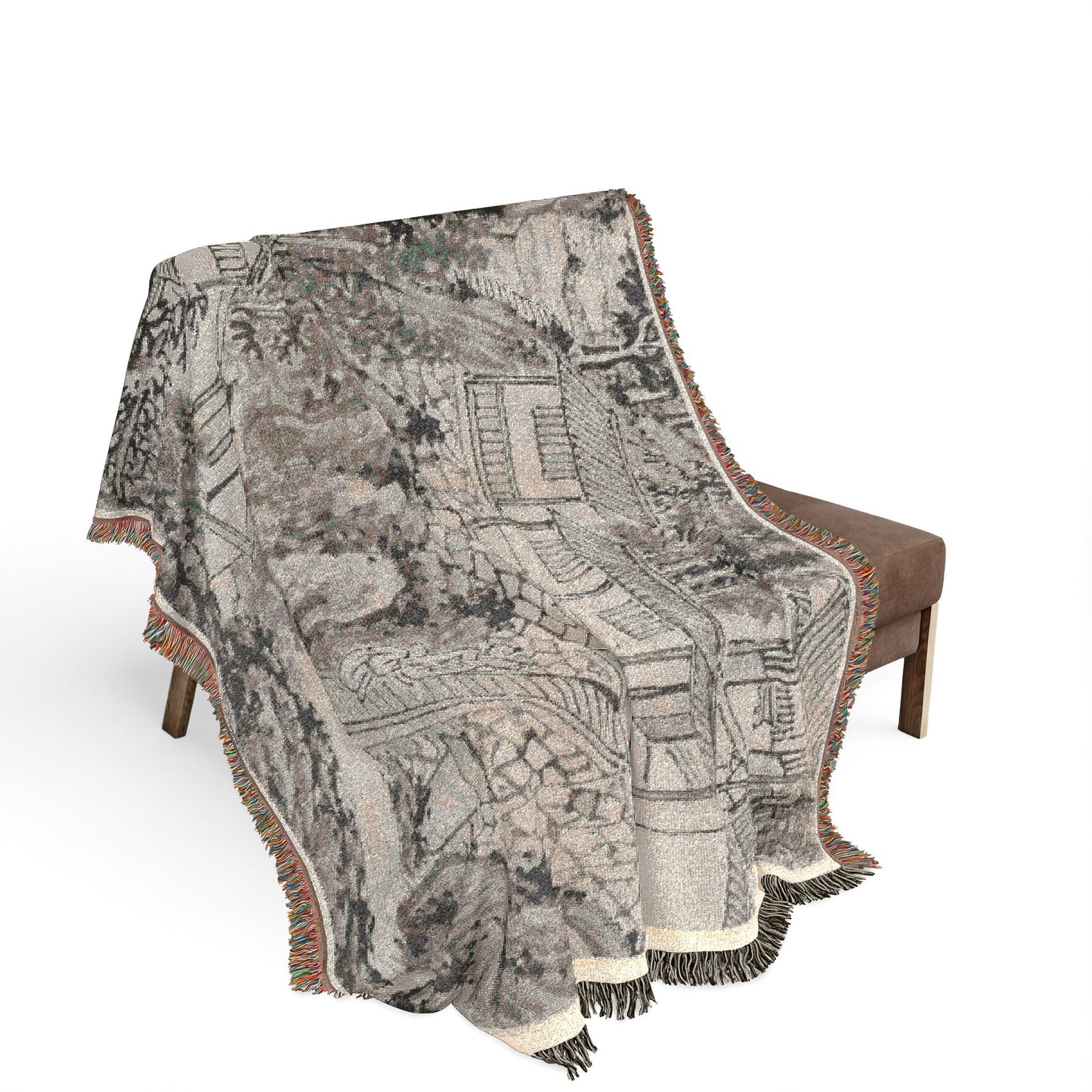 106_the-pine-retreat-tiger-hill | Woven Tapestry Blanket