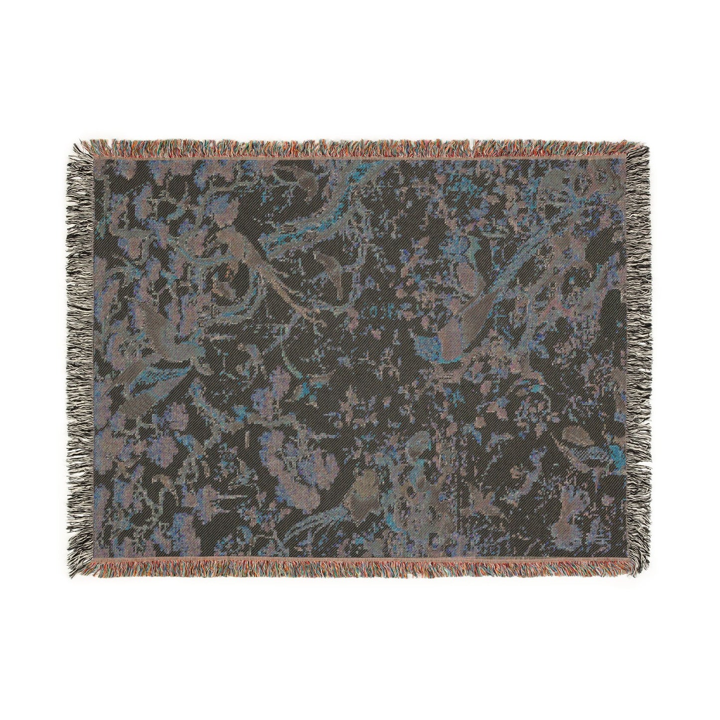 A Myriad of Birds Woven Throw Blanket