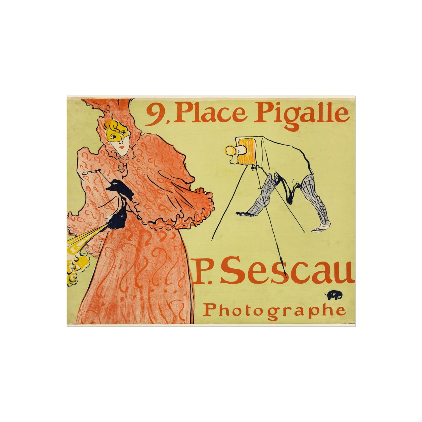Henri de Toulouse-Lautrec - The Photographer Sescau | Fine Art Poster