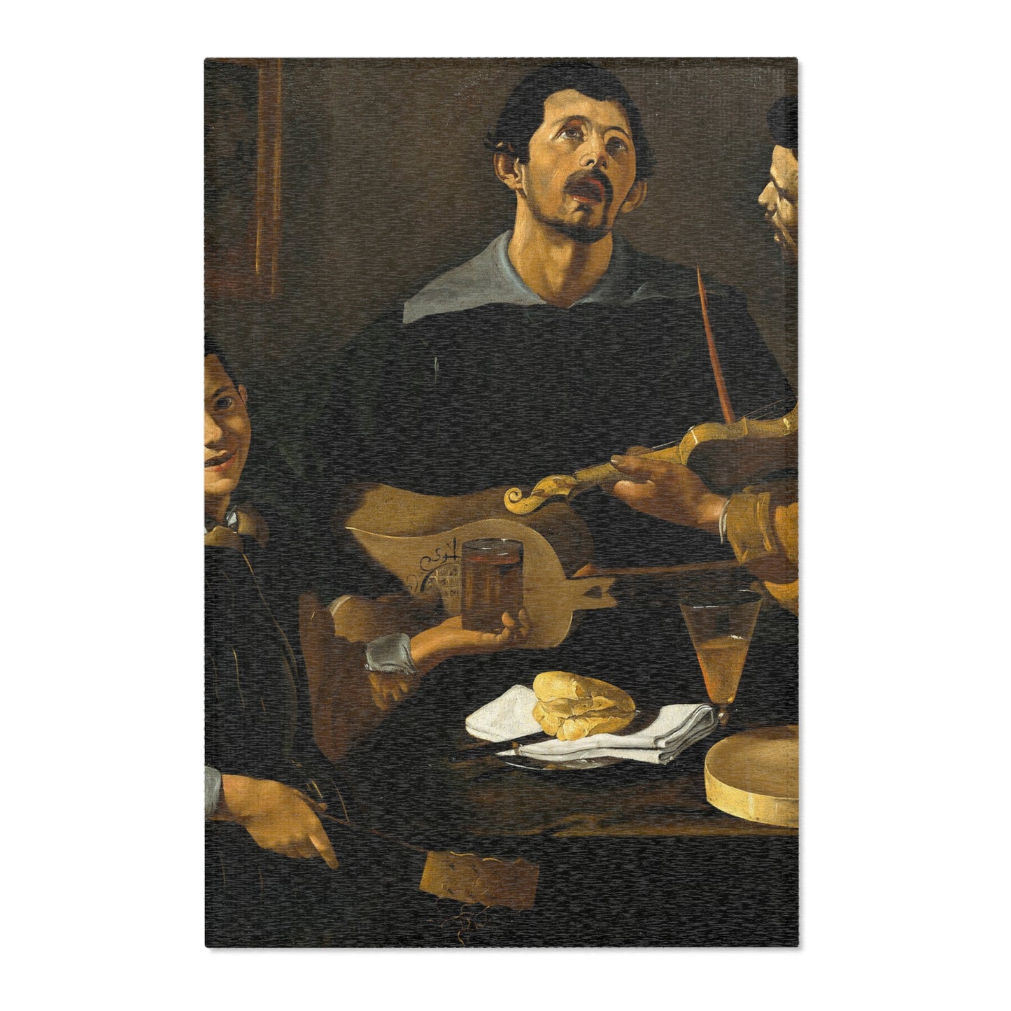 Diego Velázquez - The Three Musicians - Google Art Project | Area Rug