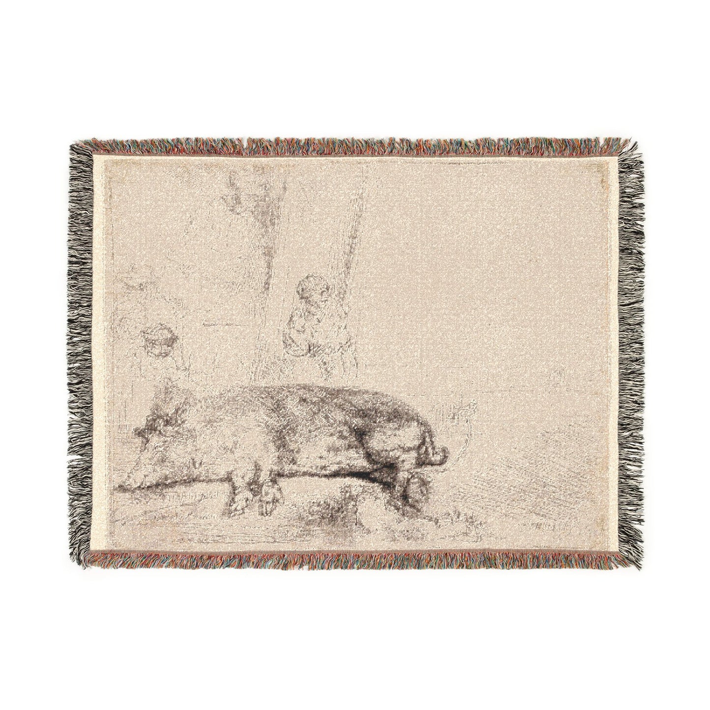 Rembrandt van Rijn - The Hog | Woven Tapestry Blanket