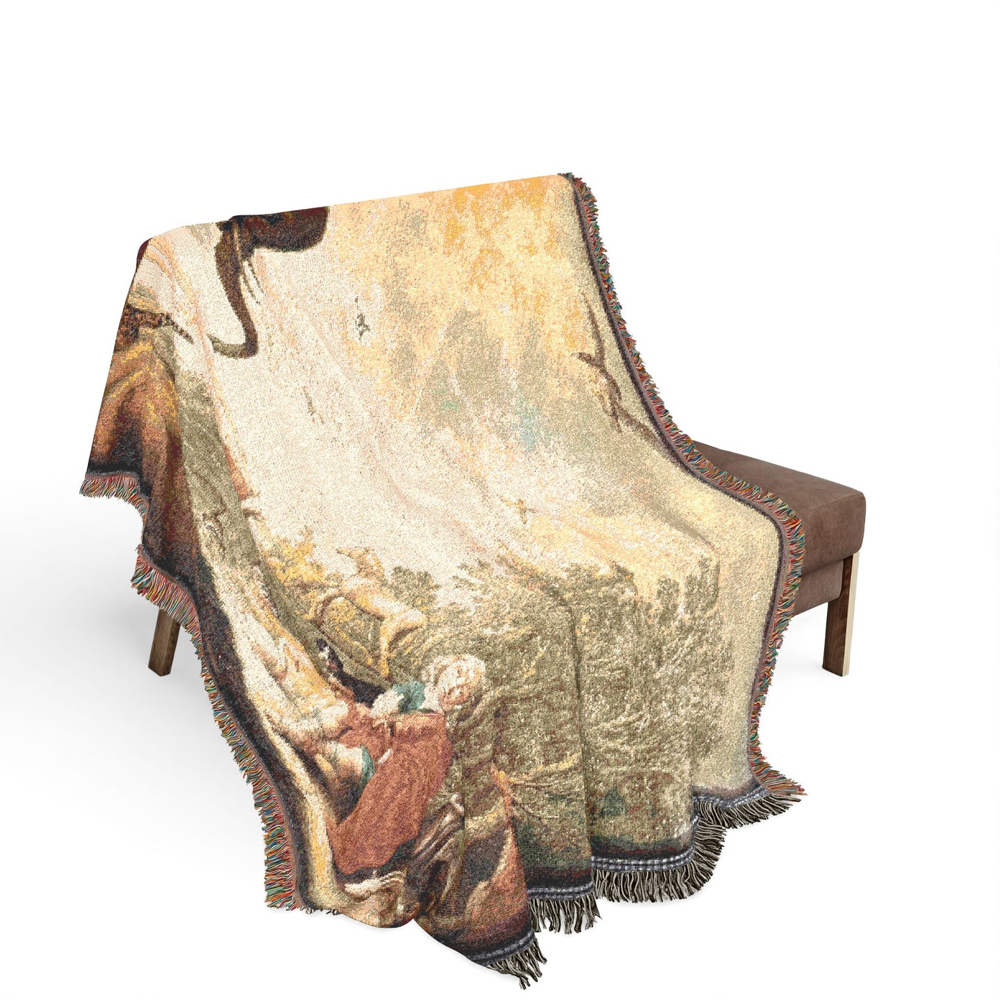 Dessau, Anhaltische Gemäldegalerie, Aelbert Jacobsz. Cuyp, Orpheus und die Tiere | Woven Tapestry Blanket