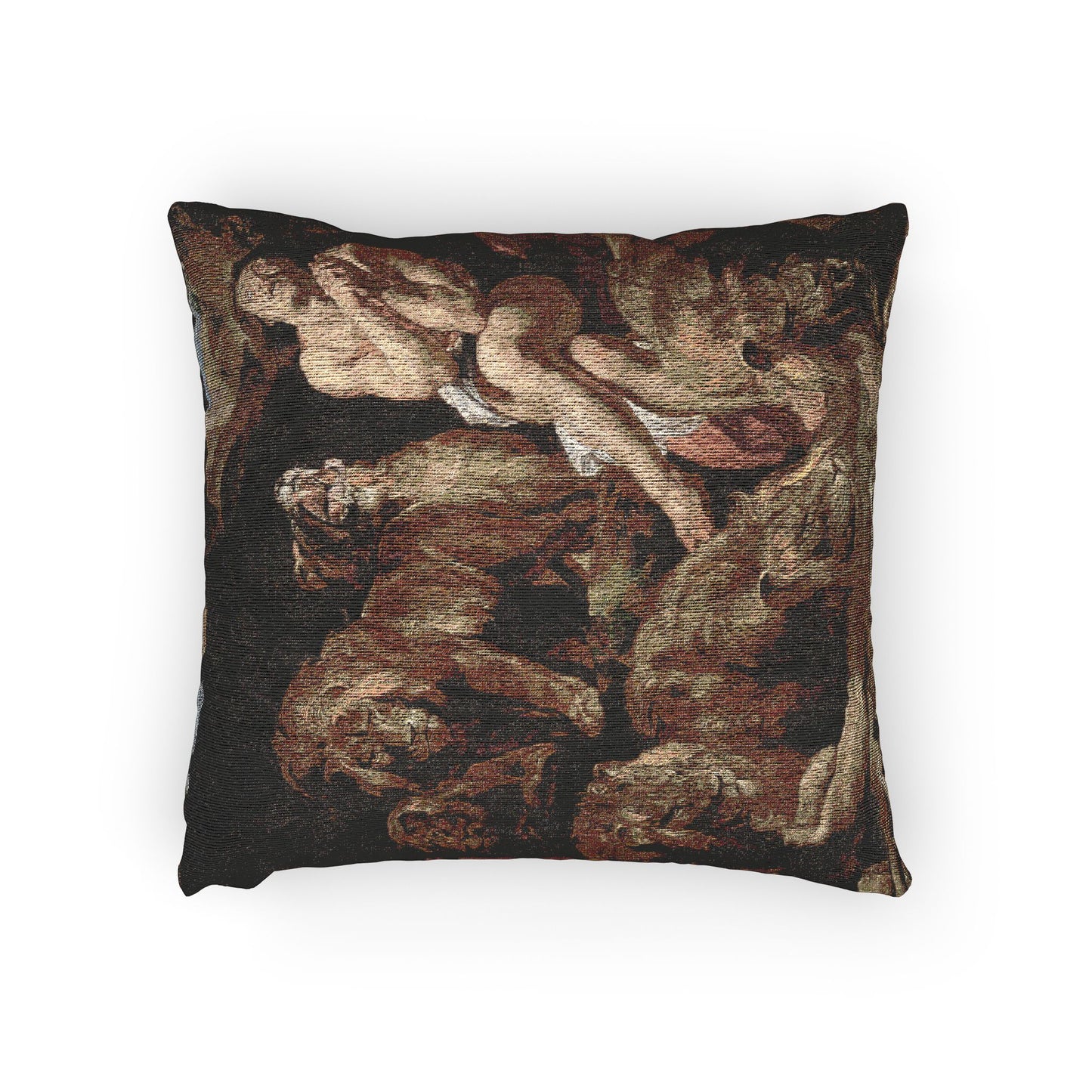 Sir Peter Paul Rubens - Daniel in the Lions' Den - Google Art Project | Woven Pillow