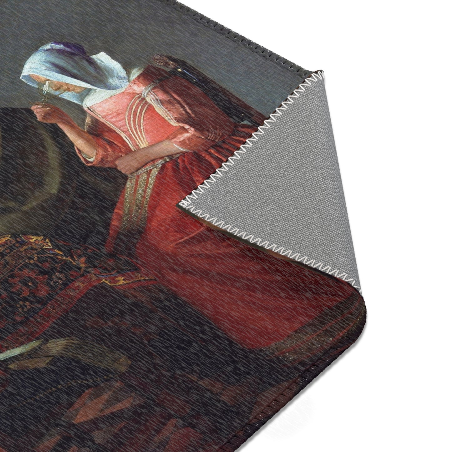 Jan Vermeer van Delft - The Glass of Wine - Google Art Project | Area Rug
