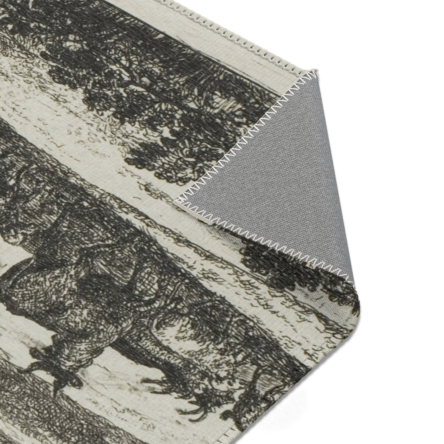 Claude Lorrain - The Herd Returning in Stormy Weather | Area Rug