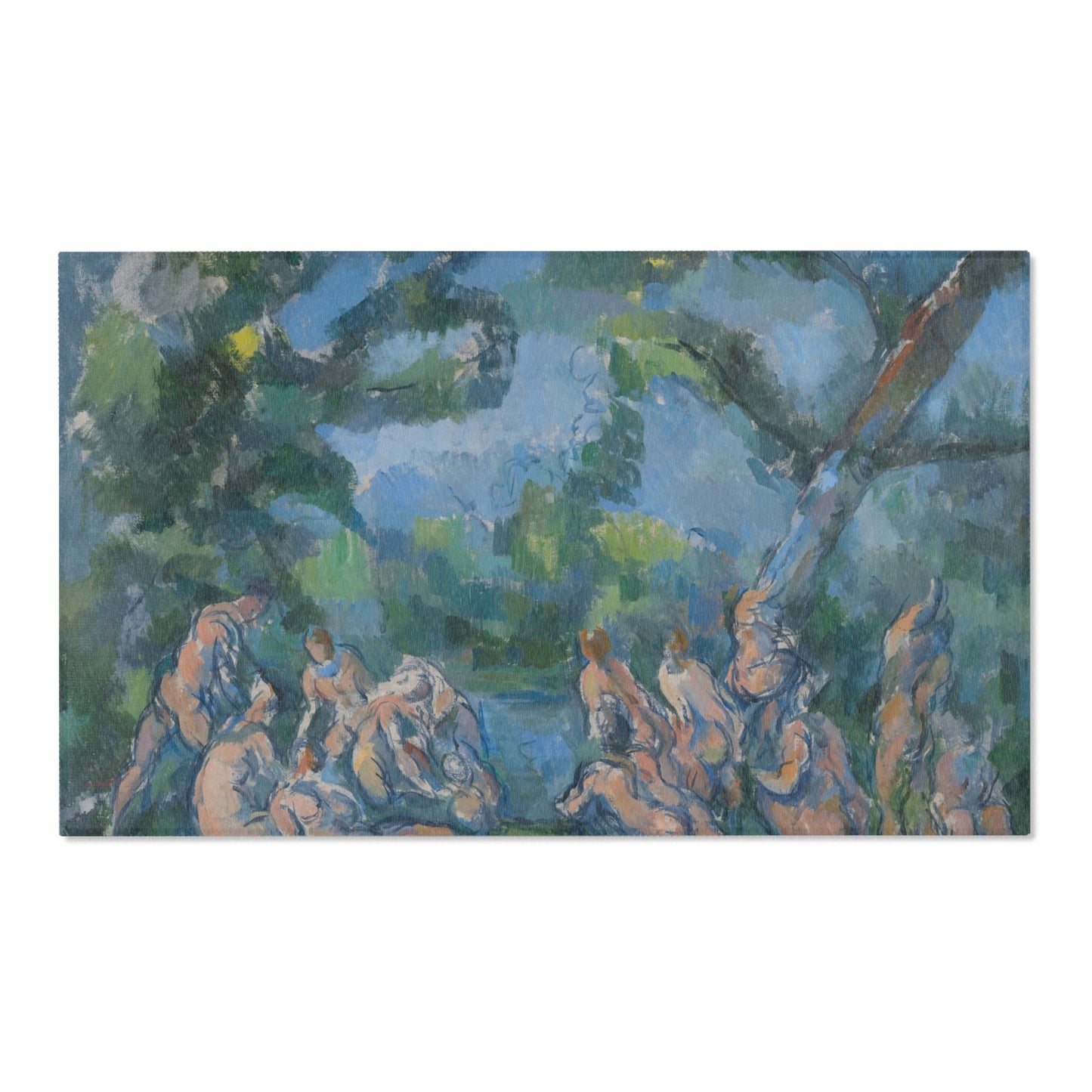 Paul Cezanne - The Bathers | Area Rug