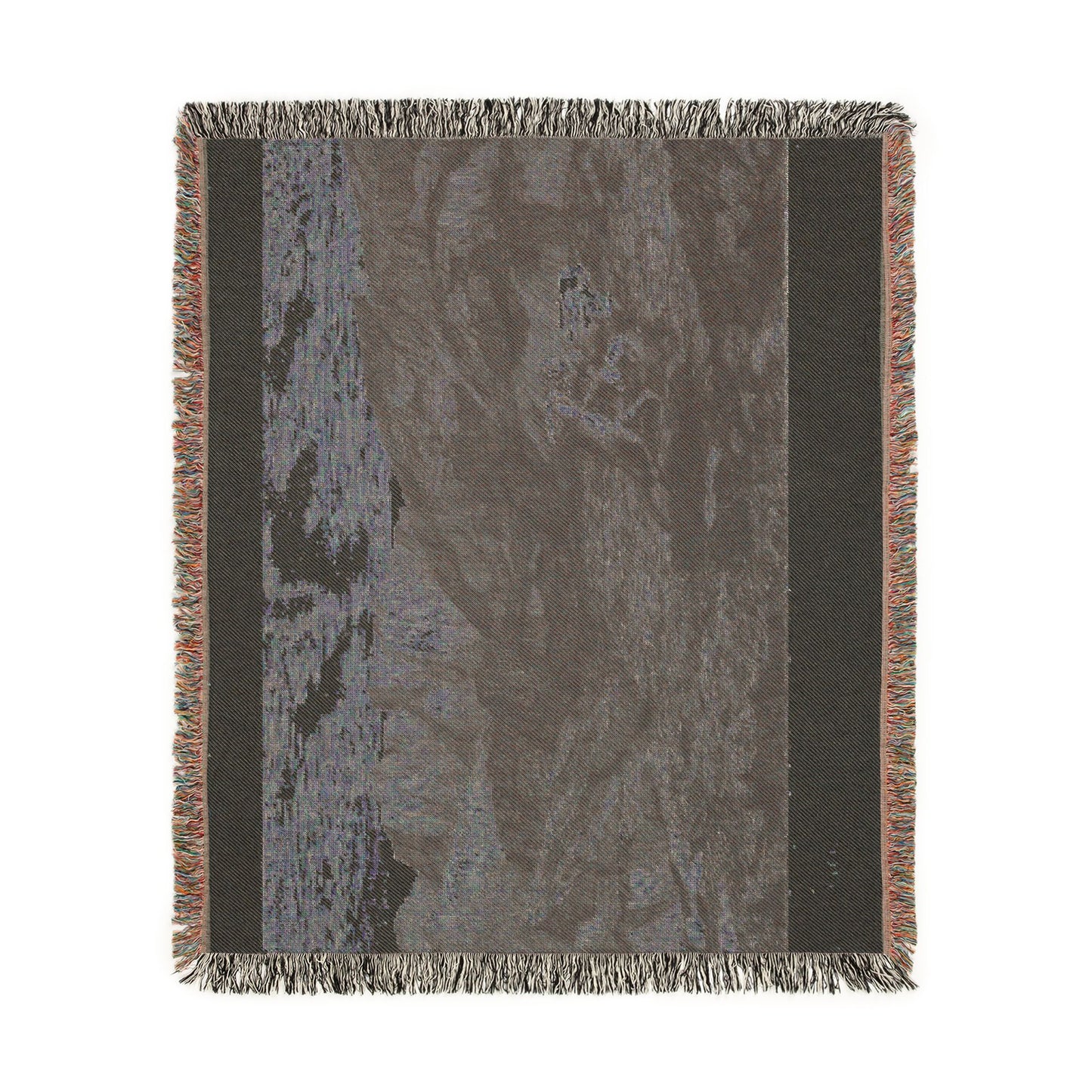 Odilon Redon - Fear | Woven Tapestry Blanket