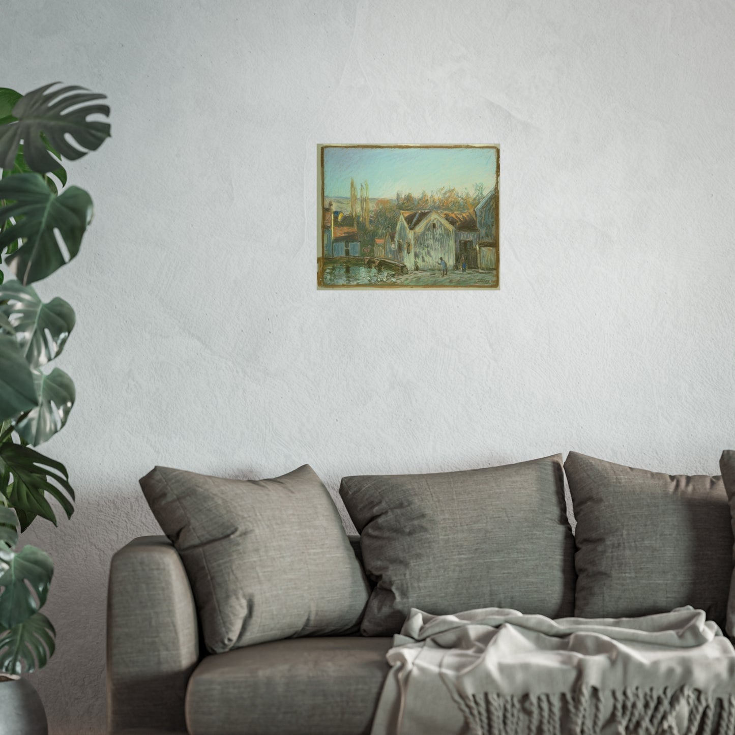 Alfred Sisley - A Corner of Moret-sur-Loing | Fine Art Poster