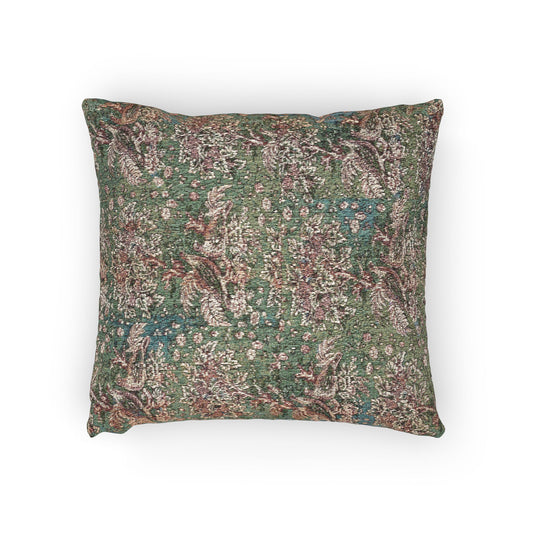 Plum Trees and Pheasants Furnishing Fabric Pillow