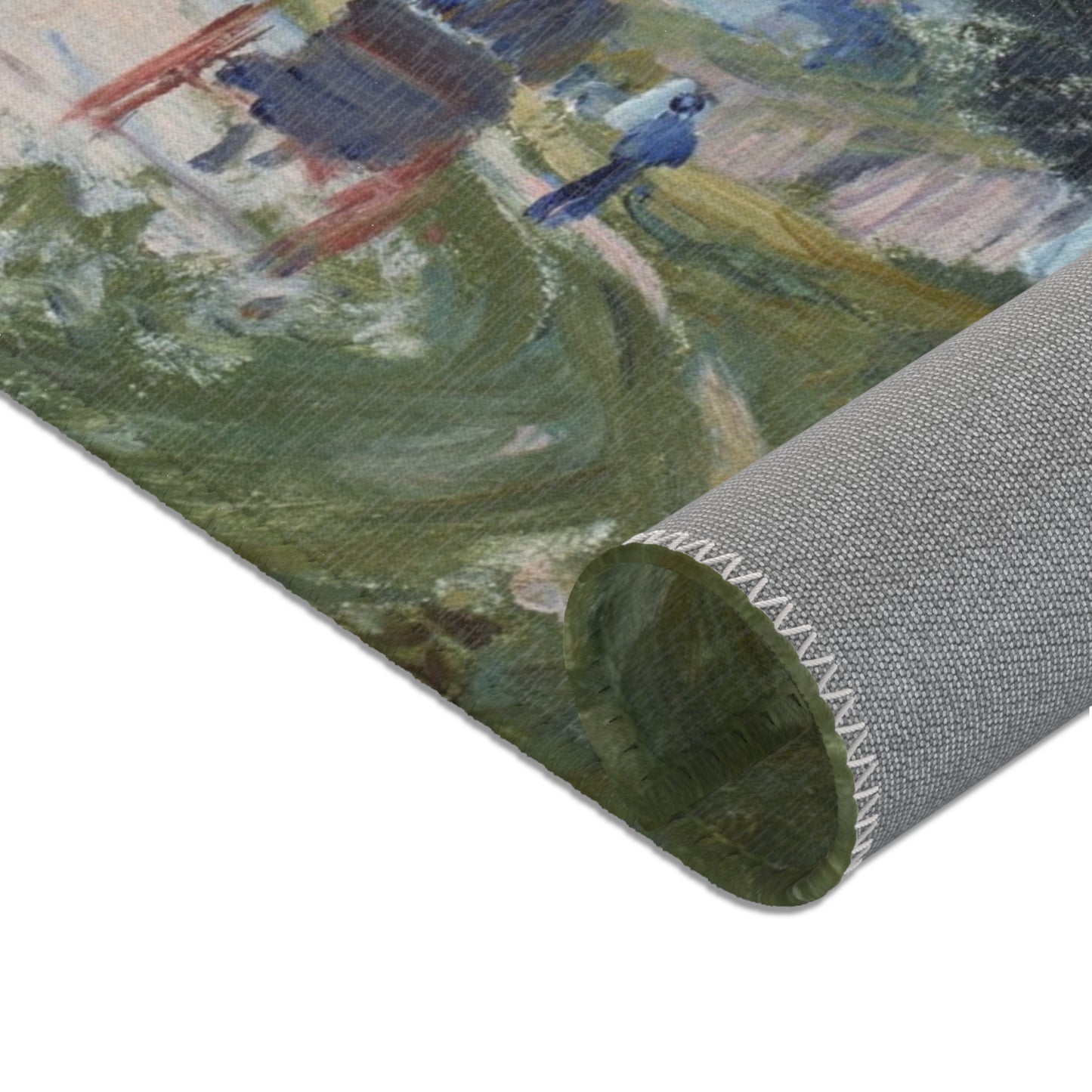 Alfred Sisley - A Turn in the Road | Area Rug