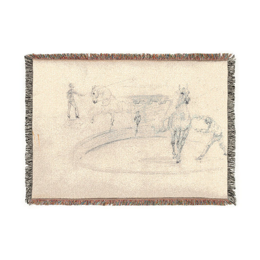 Sketchbook, 1880 — Toulouse-Lautrec Tapestry Blanket