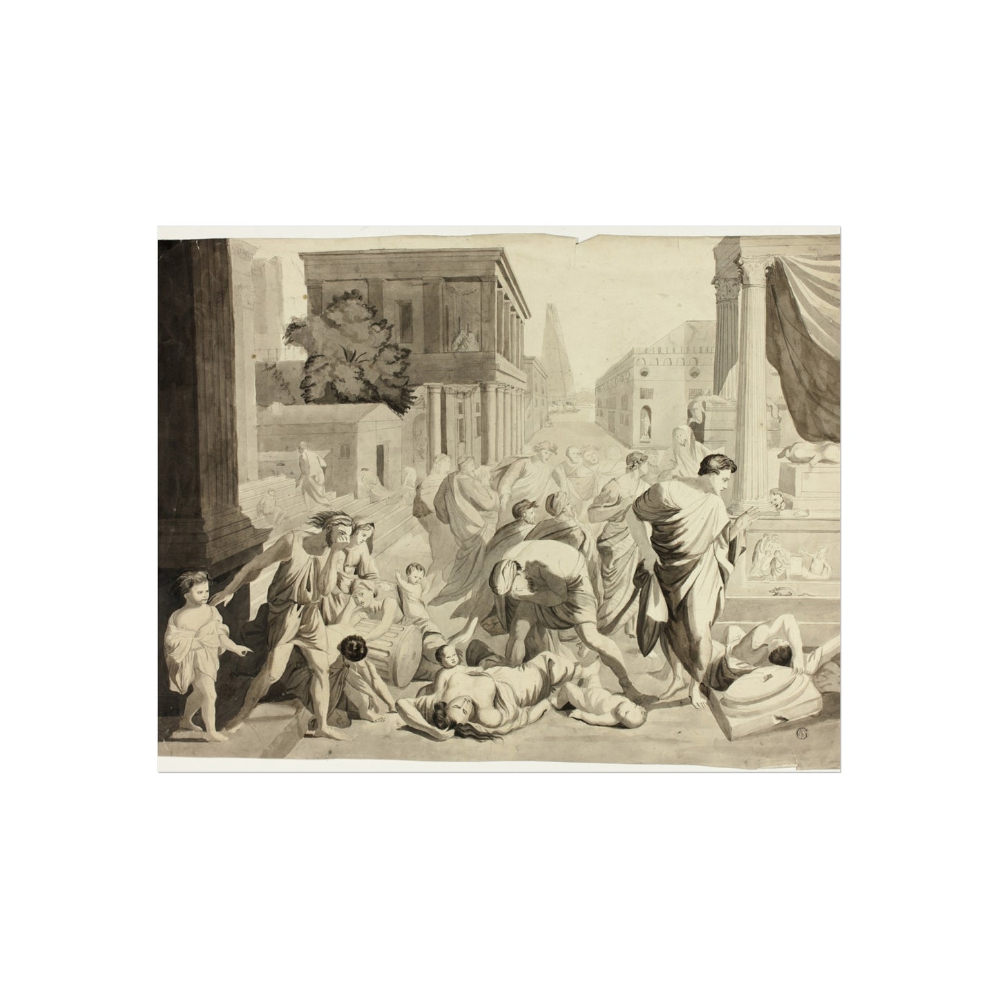 Nicolas Poussin - Plague of Ashdod | Fine Art Poster