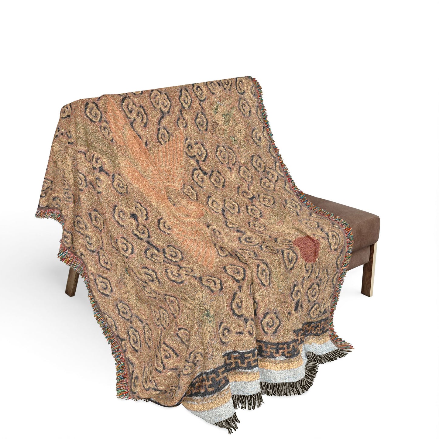 133_rank-badge-buzi | Woven Tapestry Blanket