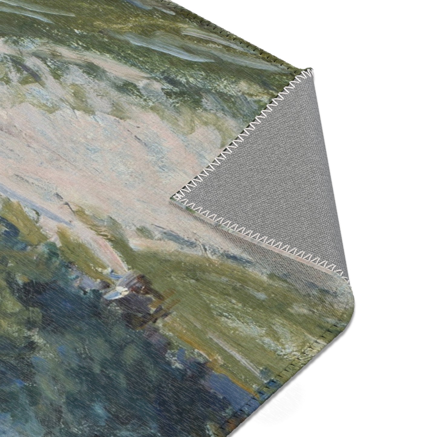Alfred Sisley - A Turn in the Road | Area Rug