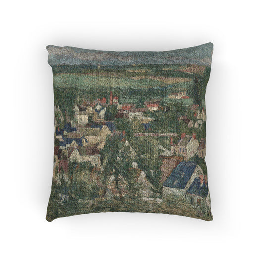 Auvers, Panoramic View — Cezanne Pillow