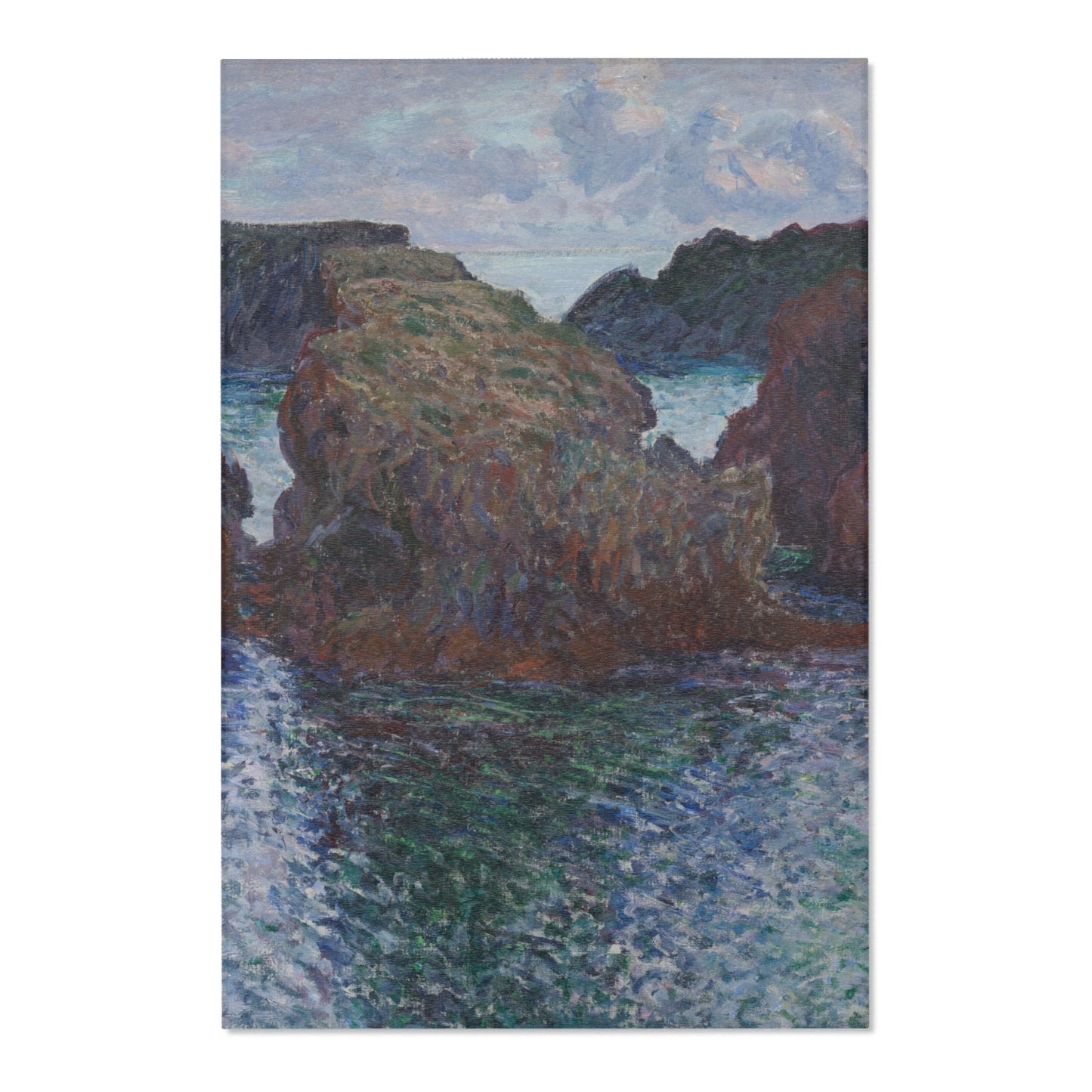 Claude Monet - Rocks at Port-Goulphar, Belle-Île | Area Rug