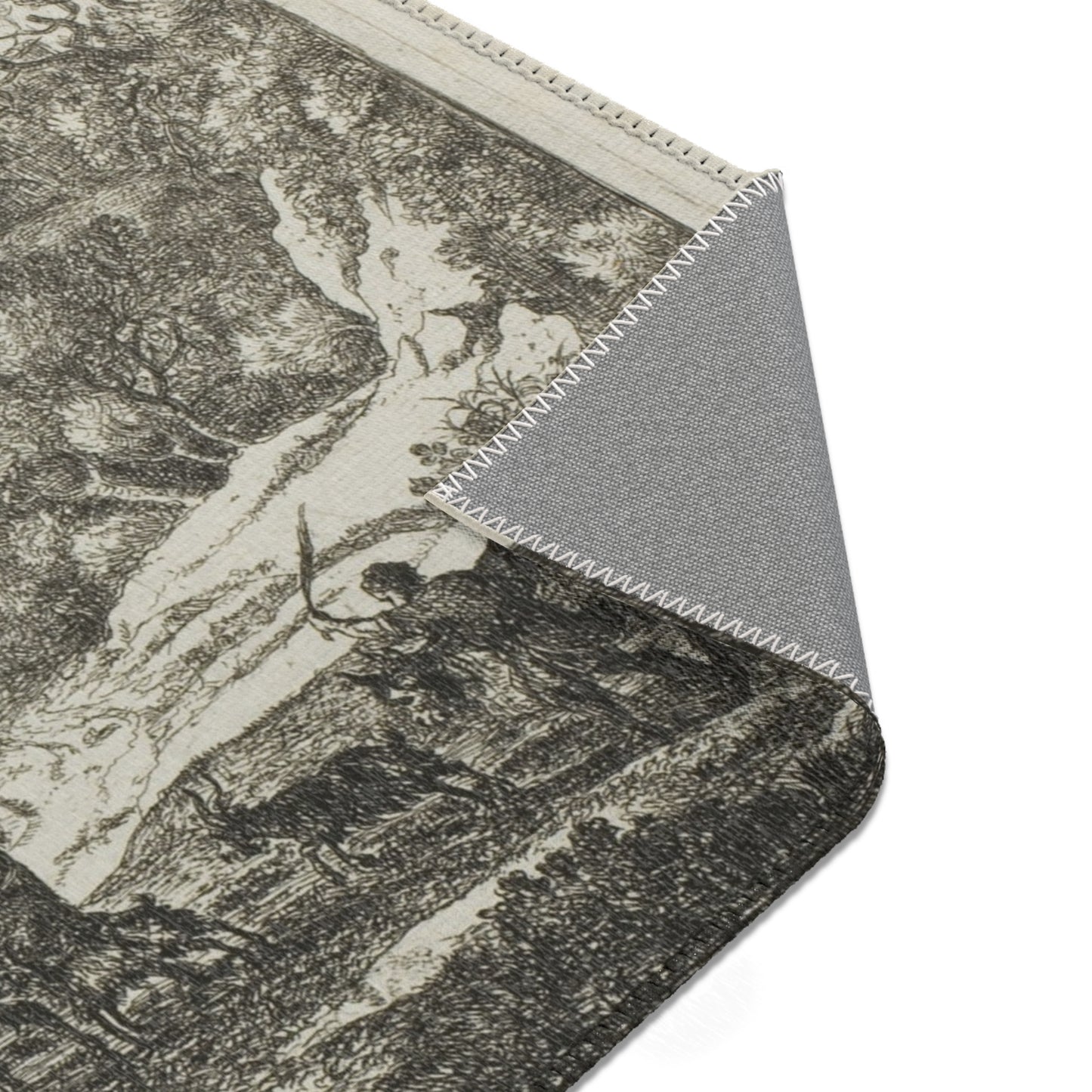 Claude Lorrain - The Herd Returning in Stormy Weather | Area Rug