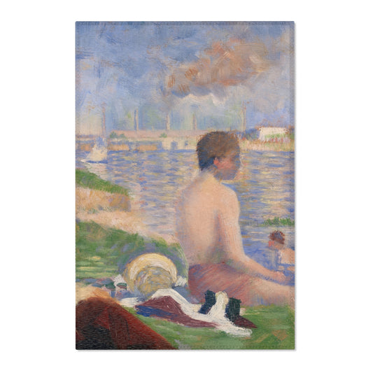 Final Study for Bathers at Asnières — Seurat Area Rug