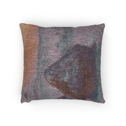 Stacks of Wheat (Sunset, Snow Effect) — Monet Pillow