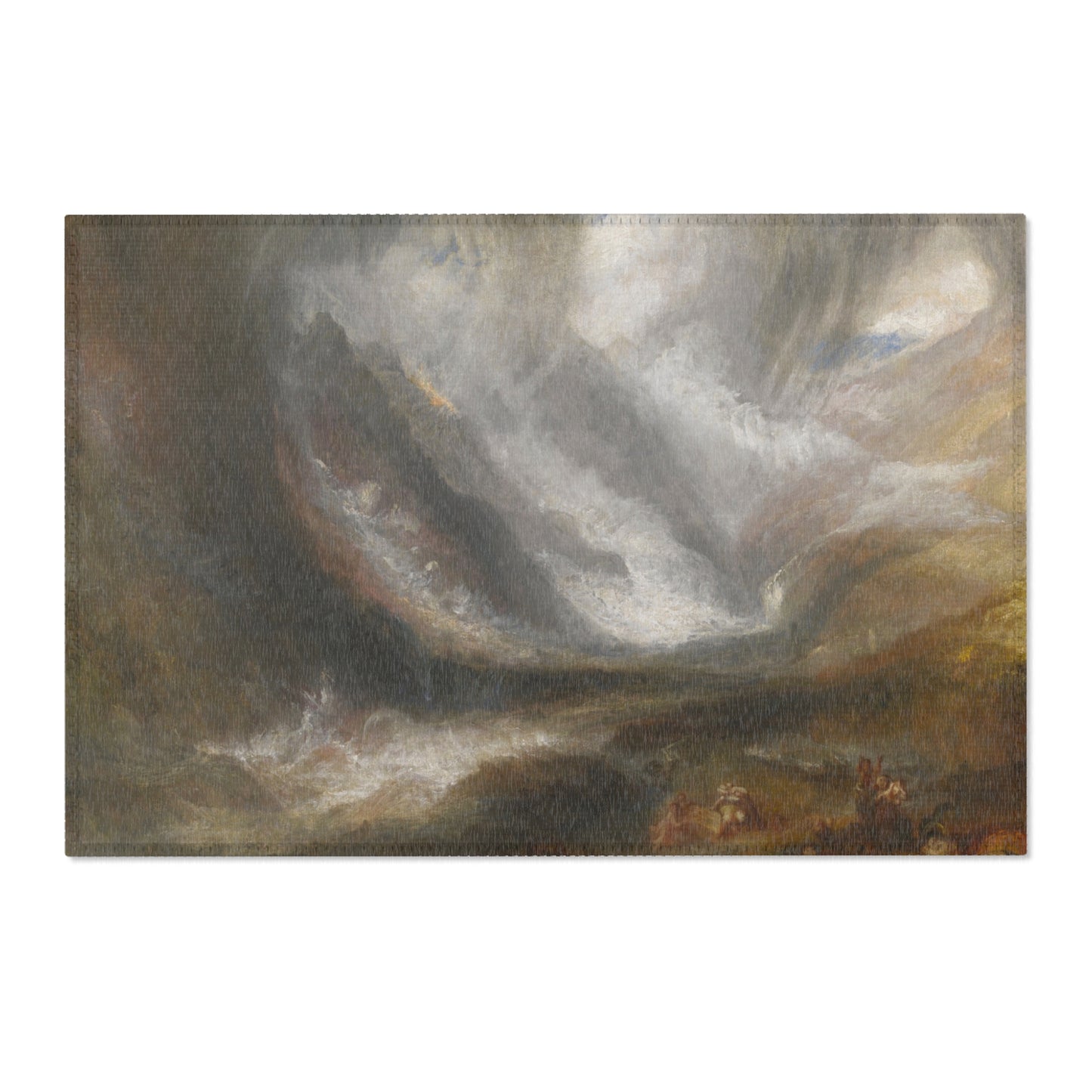 Joseph Mallord William Turner - Valley of Aosta Snowstorm, Avalanche, and Thunderstorm | Area Rug