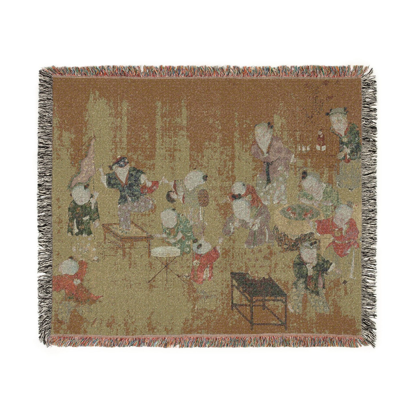 103_children-at-play | Woven Tapestry Blanket