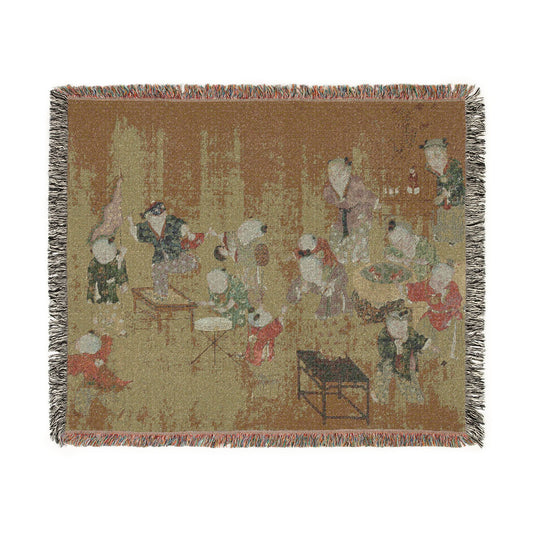 Children at Play Tapestry Blanket