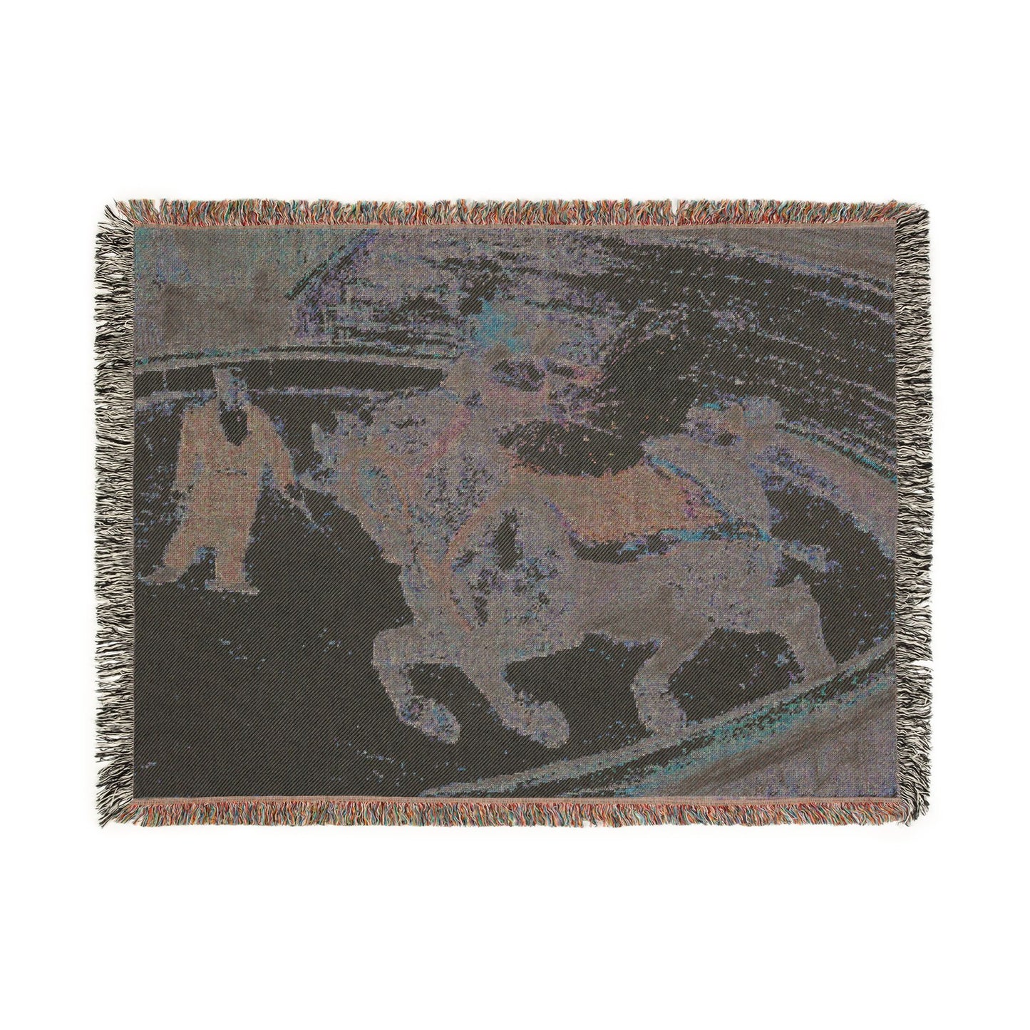 Henri de Toulouse-Lautrec - At the Circus Work in the Ring | Woven Tapestry Blanket