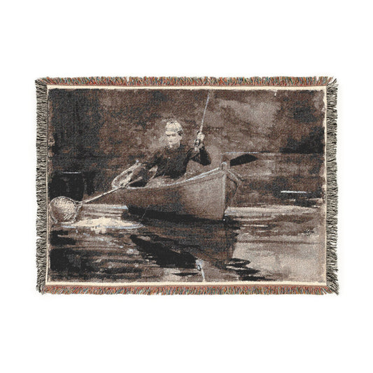 Netting the Fish — Homer Tapestry Blanket