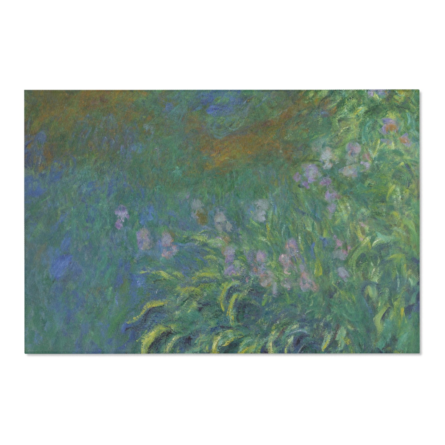 Claude Monet - Irises | Area Rug