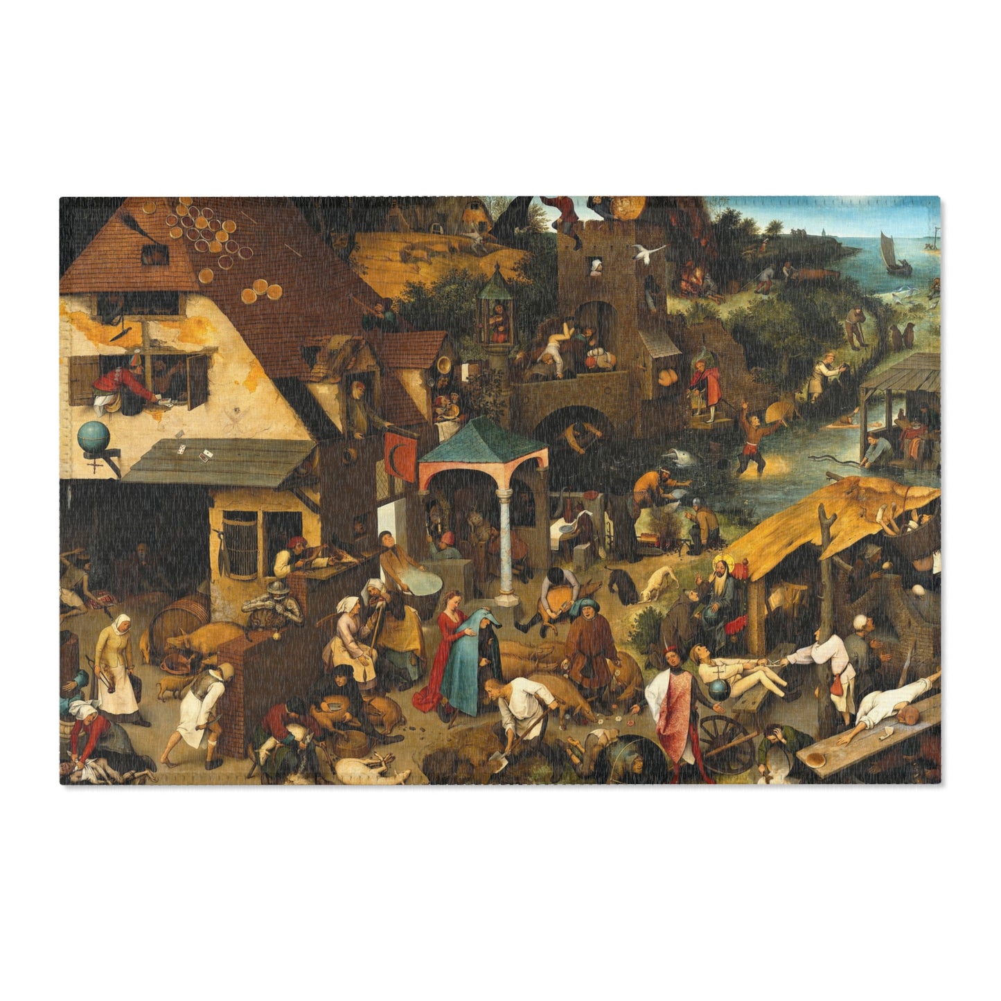 Pieter Brueghel the Elder - The Dutch Proverbs - Google Art Project | Area Rug
