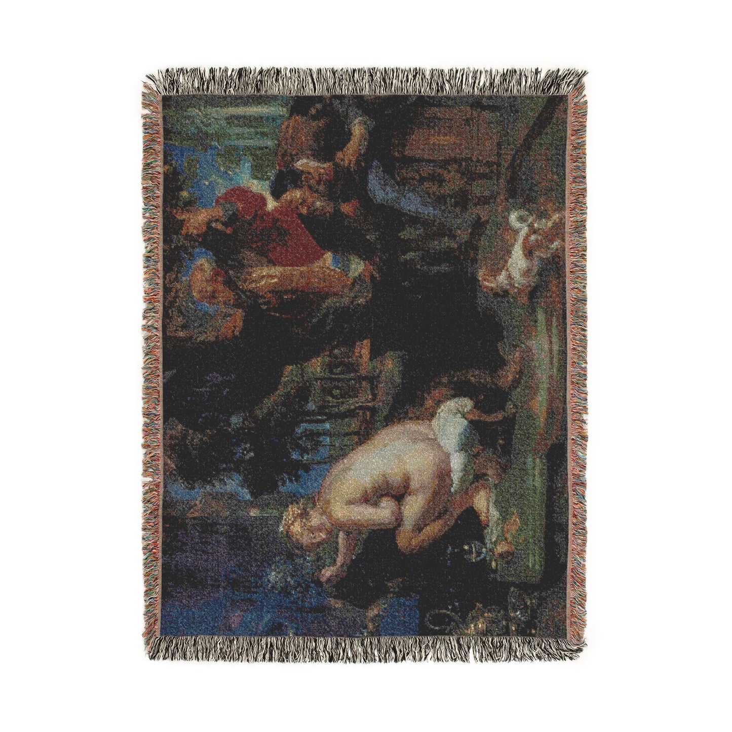 Susanna and the Elders - Peter Paul Rubens | Woven Tapestry Blanket
