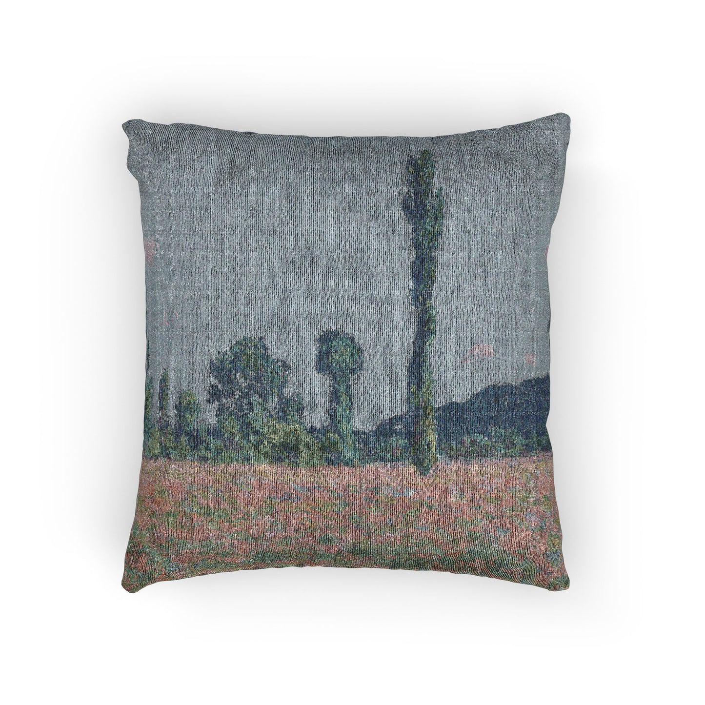 Claude Monet - Poppy Field (Giverny) | Woven Pillow