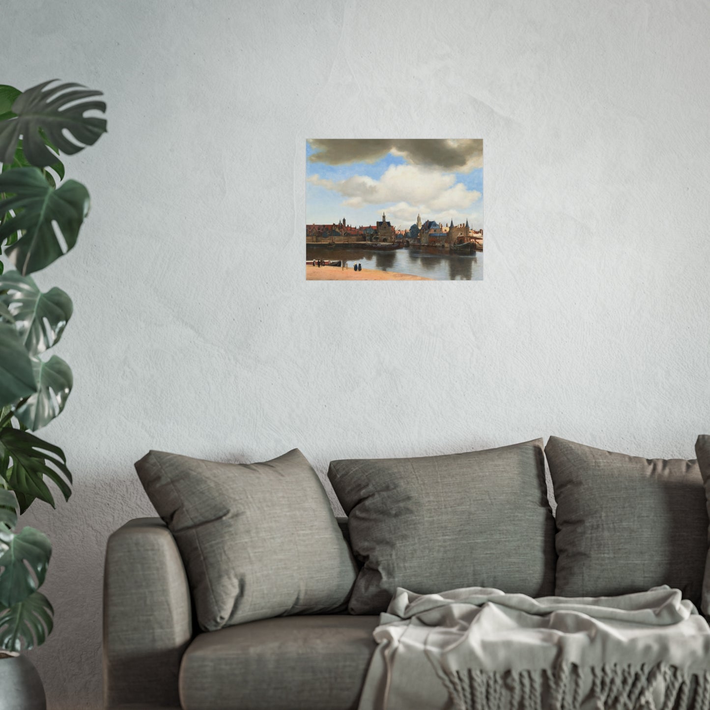 Johannes Vermeer - View of Delft - 92 - Mauritshuis | Fine Art Poster