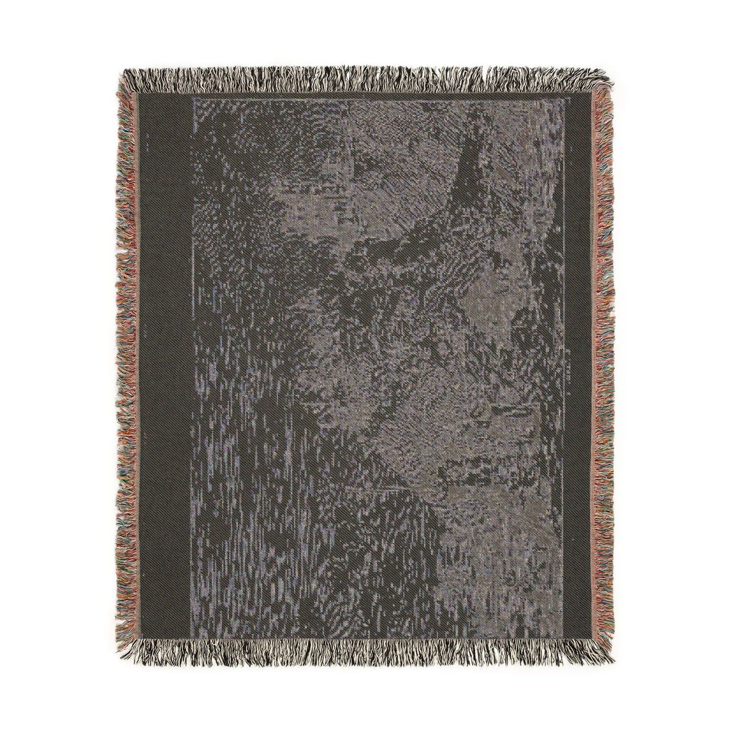 Canaletto - Landscape with the Pilgrim at Prayer, from Vedute | Woven Tapestry Blanket