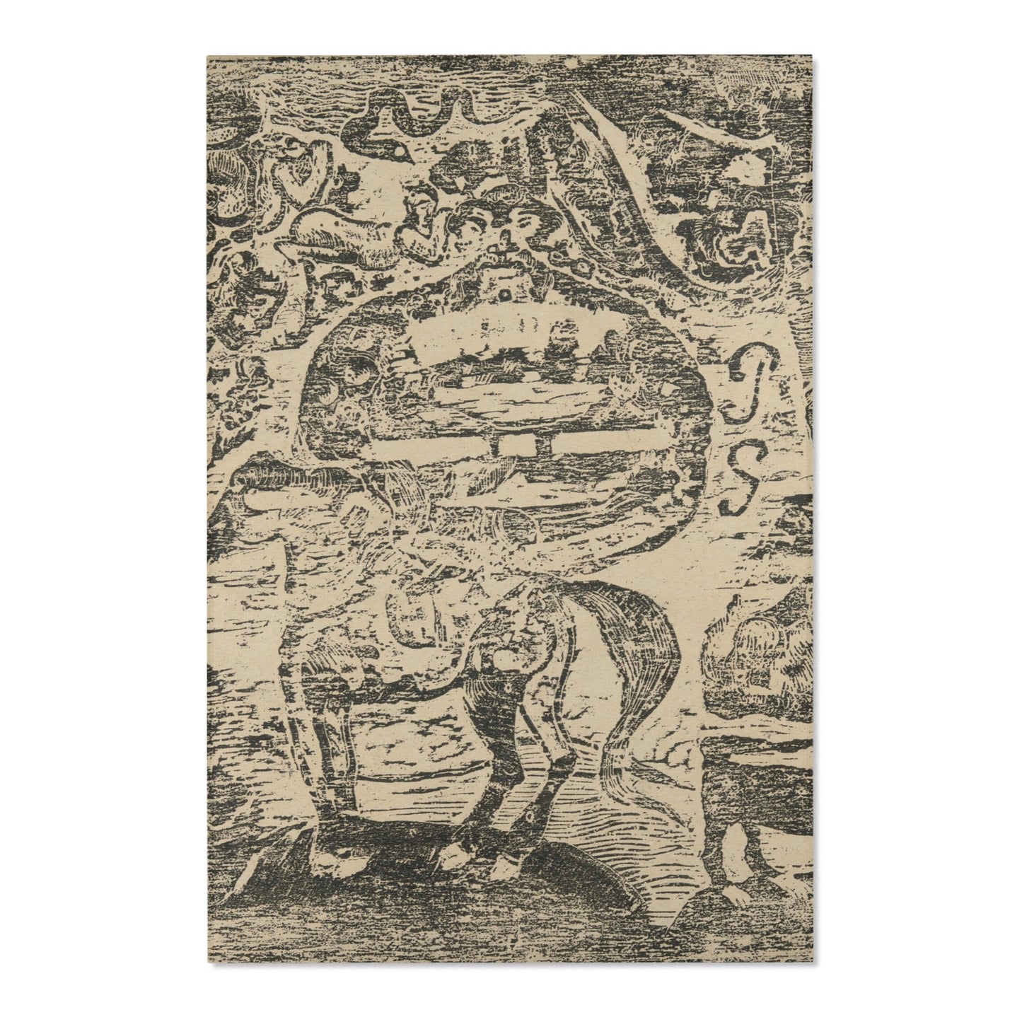 Paul Gauguin - Horse, with Other Animals and Ornaments | Area Rug