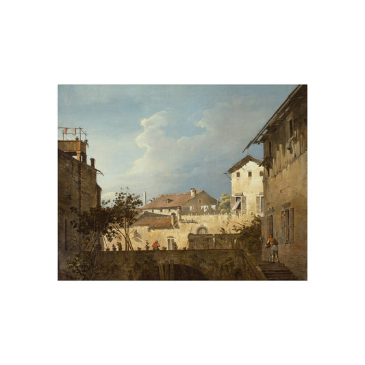 The Terrace (follower of Canaletto) Fine Art Poster