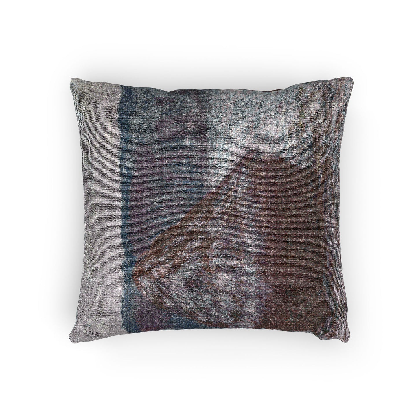 Claude Monet - Stack of Wheat | Woven Pillow