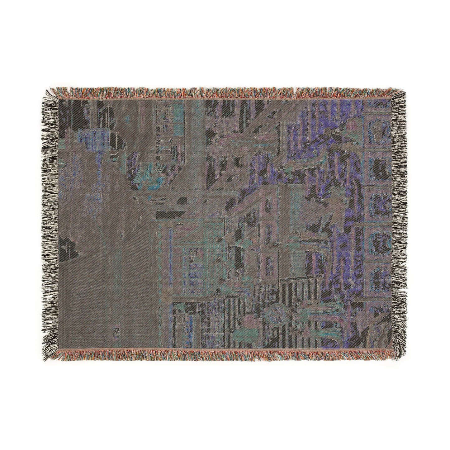 Music in the Jade Palace Woven Throw Blanket