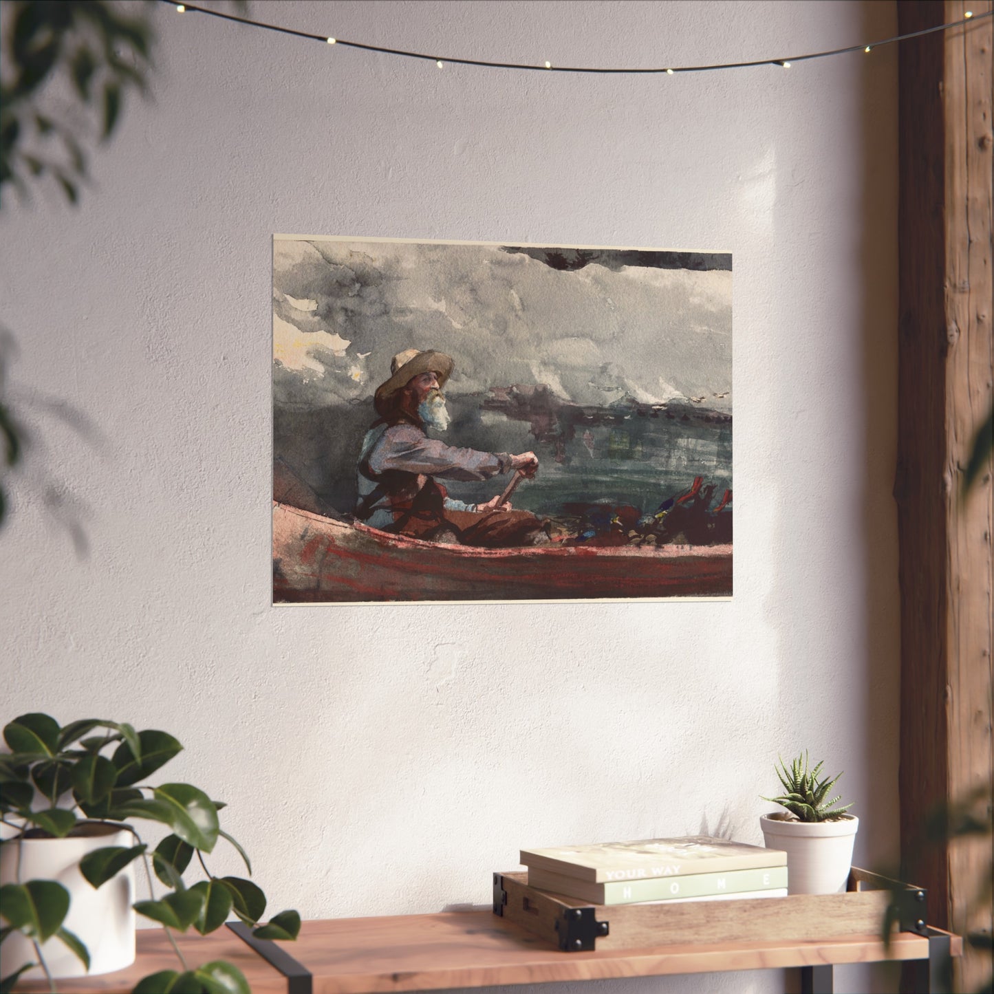 Winslow Homer - Adirondacks Guide | Fine Art Poster
