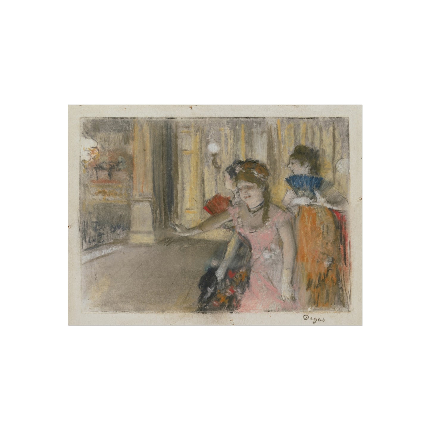 Hilaire Germain Edgar Degas - Singers on the Stage | Fine Art Poster