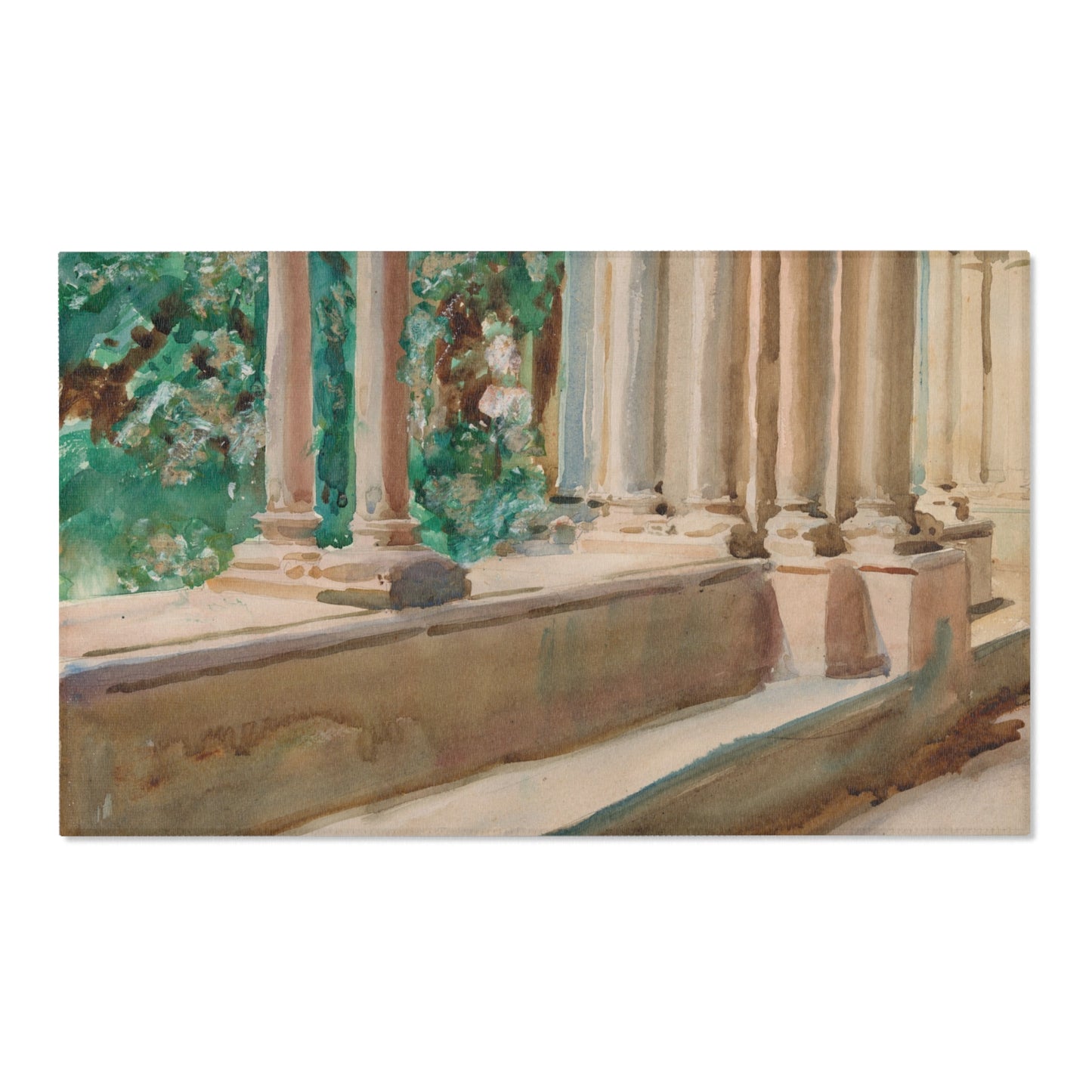 John Singer Sargent - Tarragona Terrace and Garden | Area Rug