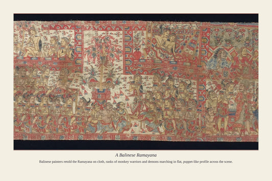A Balinese Ramayana — antique art print