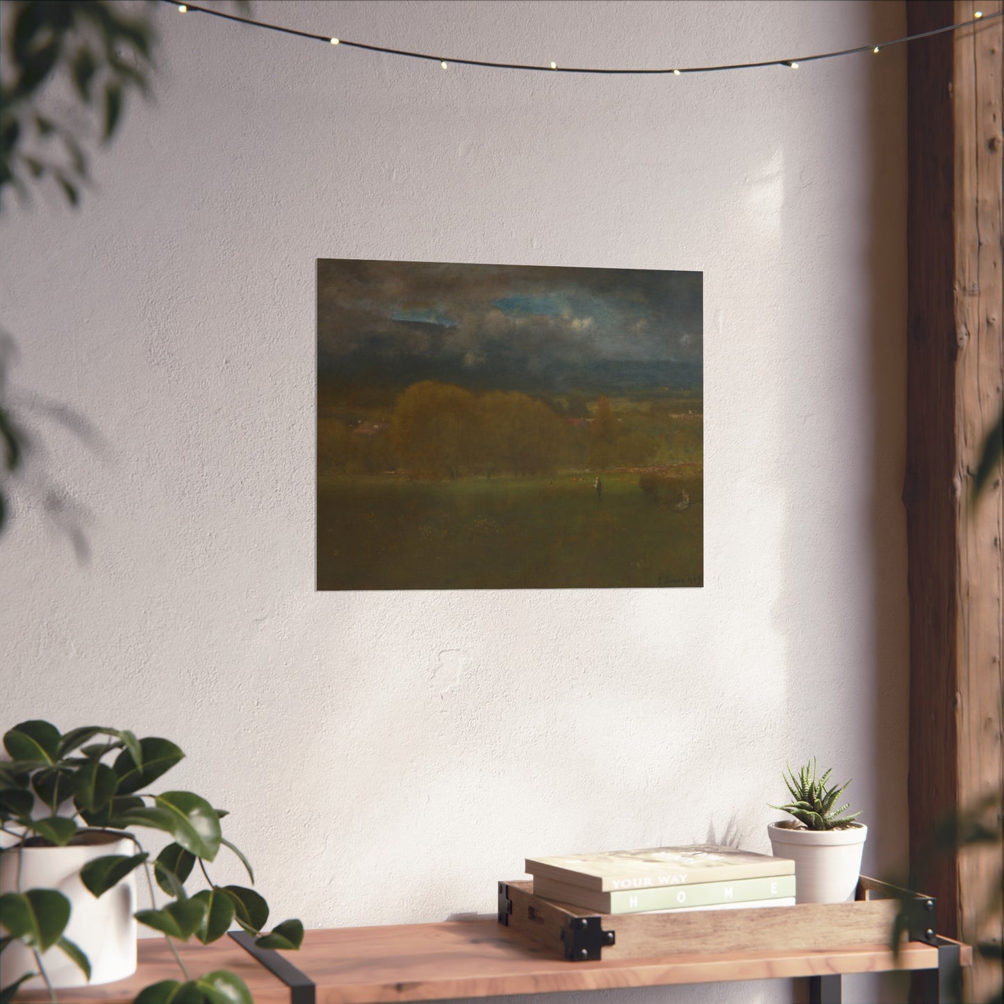 George Inness - Sunlit Valley | Fine Art Poster