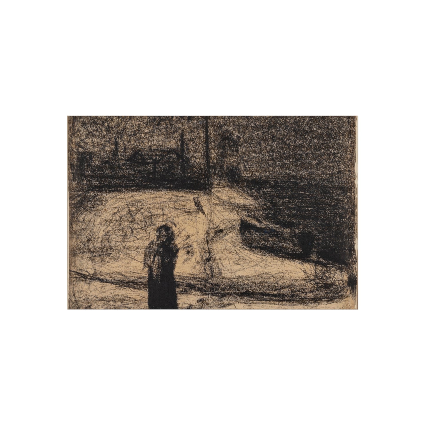Georges Seurat - The Zone (Outside the City Walls) | Fine Art Poster